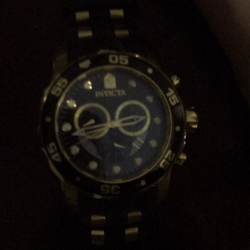 Invicta gold 100mm watch